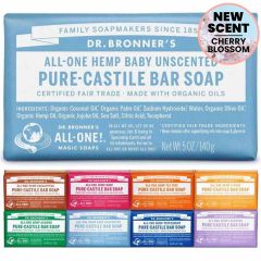 Dr. Bronners Organic Hemp Castile Soap Bar (140g)