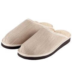Hemp & Merino Wool slippers - Natural