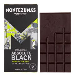 Montezuma's Absolute Black Chocolate with Hemp & Sea Salt