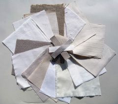Individual Sustainable Hemp Fabric Swatch Pieces - A5 size