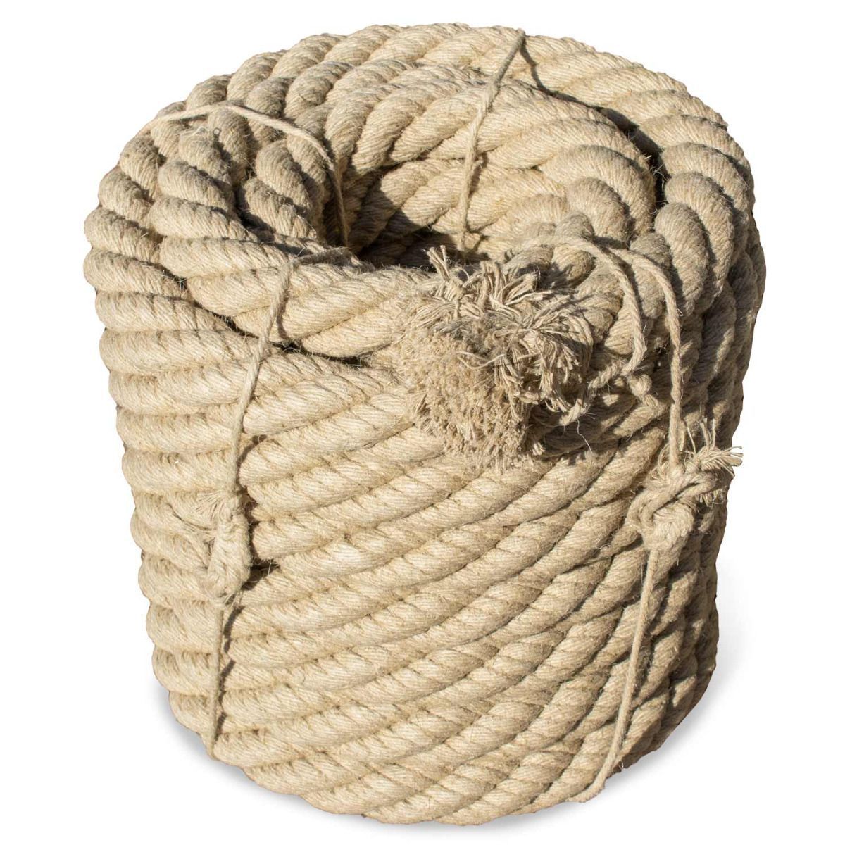 100% Natural Jute Rope Cord Braided Twisted Boating Garden Decking Fitness Gym 