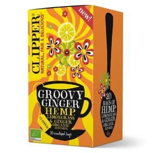 Clipper Groovy Ginger Lemongrass and Hemp Tea Bags