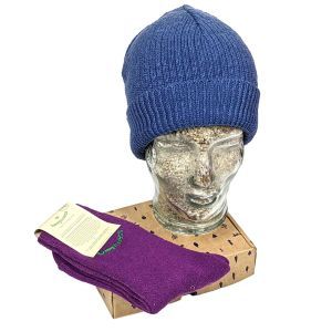 Organic Beanie Hat and Socks Gift Set - Choose Your Own Colours