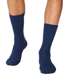 Helpful Hardy Hemp and Cotton Socks - Blue