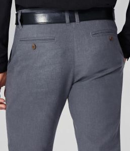 Sustainable Chino Trousers - Wooden Buttons on Rear Pockets