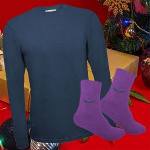 Hempiness Long Sleeve Tshirt and Socks Gift Set