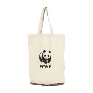 Hemp Foldable Shopper With WWF Logo