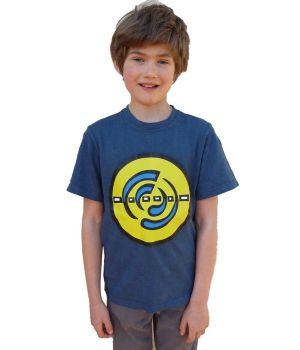 Swirl Boys Hemp T-Shirt - Navy