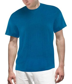 Hemp and Organic Cotton T-shirt - Ocean Blue