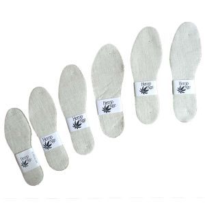 Hemp Organic Insoles - Sizes 41, 42 and 43 are available in this style.