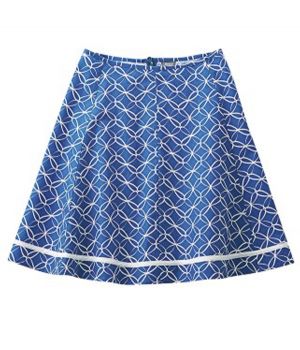 Organic Hemp Summer Skirt - Navy