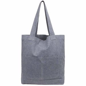 Recycled Hemp Tote Bags / Shopping Bags - Grey