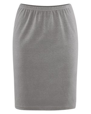 Organic Hemp Jersey Pencil Skirt - Grey