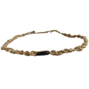 Shiny Flat Beaded Hemp Necklace / Bracelet - style 2