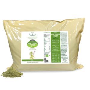 Hempiness Organic Premium Raw Hemp Protein Powder 5kg (50% Protein)