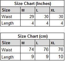 Hemp Summer Shorts Size Guide